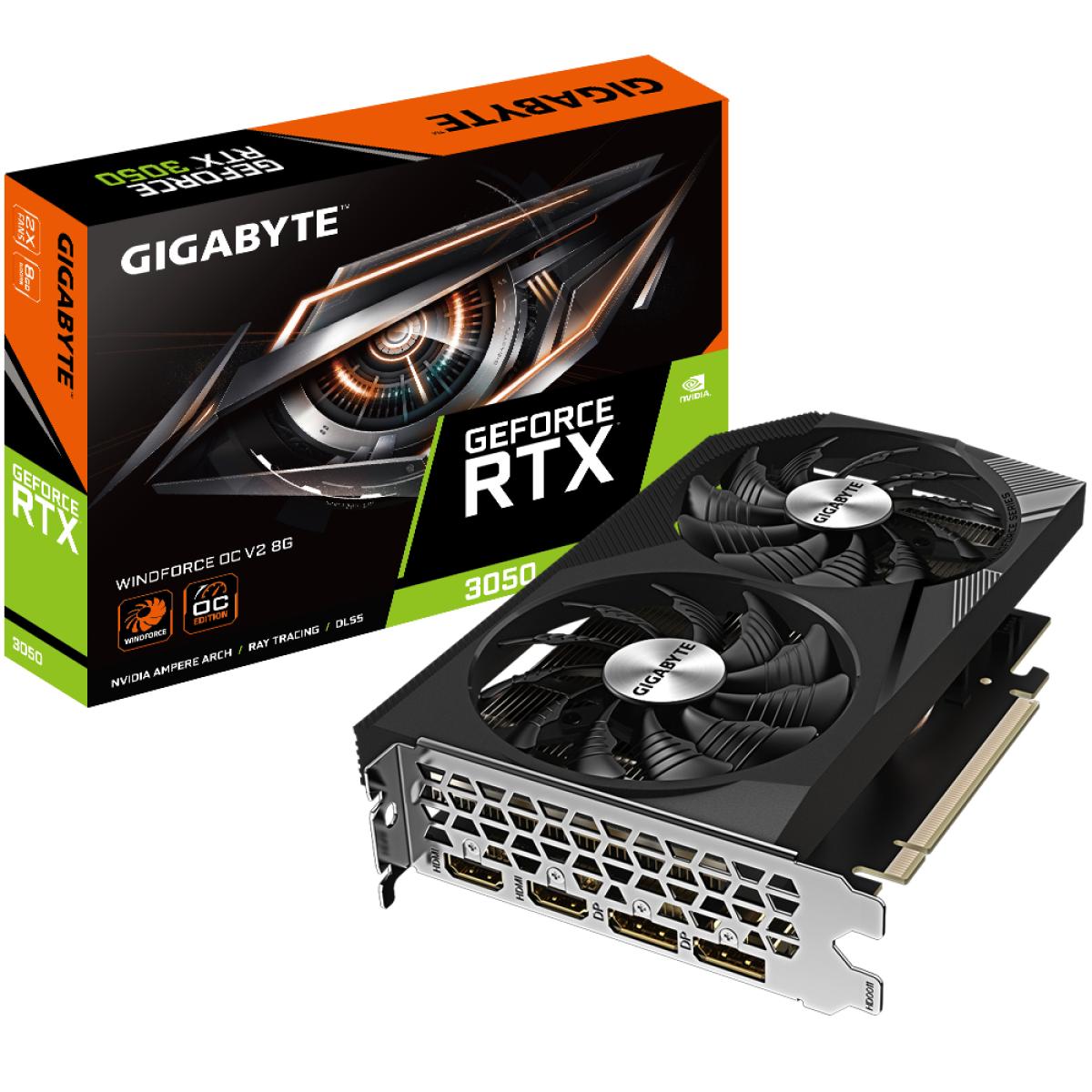 GIGABYTE GeForce RTX 3050 WINDFORCE OC V2 8G