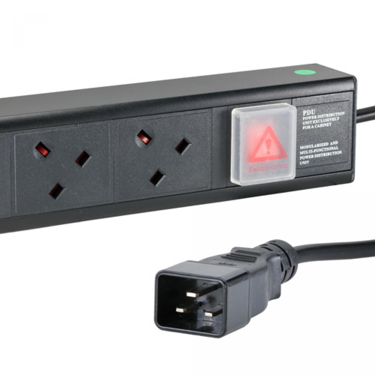 CNL 8W UK PDU Hor 1u C20 3M
