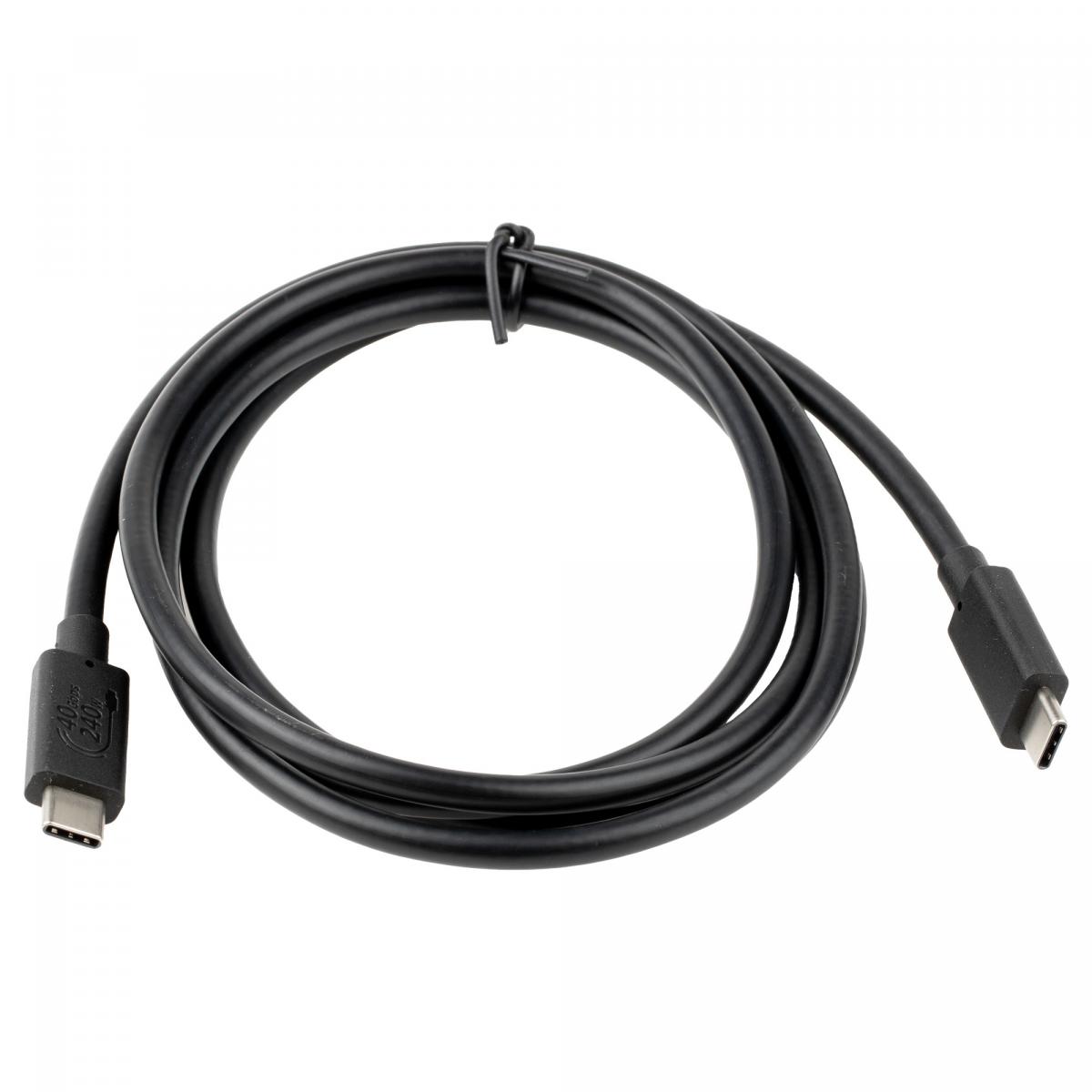 CNL 1.5m USB-C 4.0 G3 240W M-M BLK U-IF
