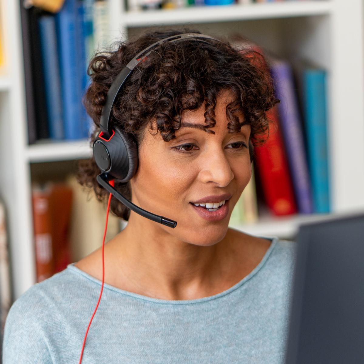 HP Poly Blackwire 5220 Stereo USB-C Headset +3.5mm Plug +USB-C/A Adapter