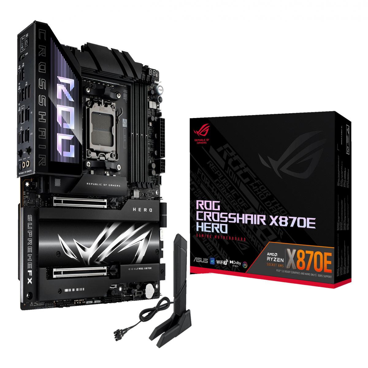 ASUS ROG CROSSHAIR X870E HERO AMD X870E Socket AM5 ATX