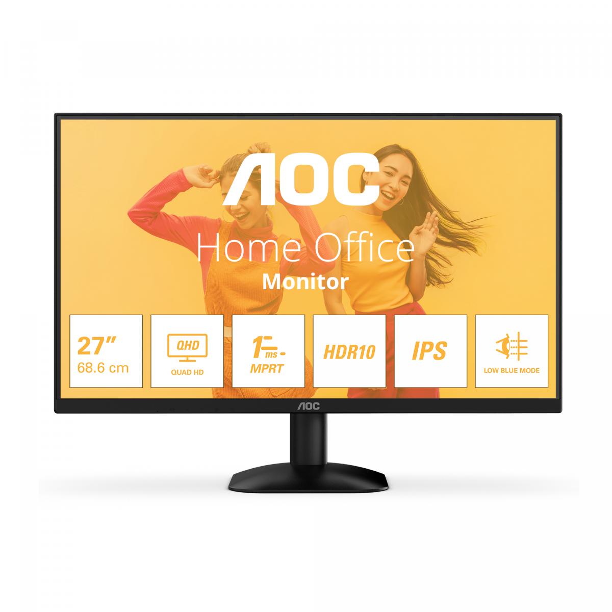 AOC B3 Q27B35E computer monitor 68.6 cm (27") 2560 x 1440 pixels Quad HD LED Black