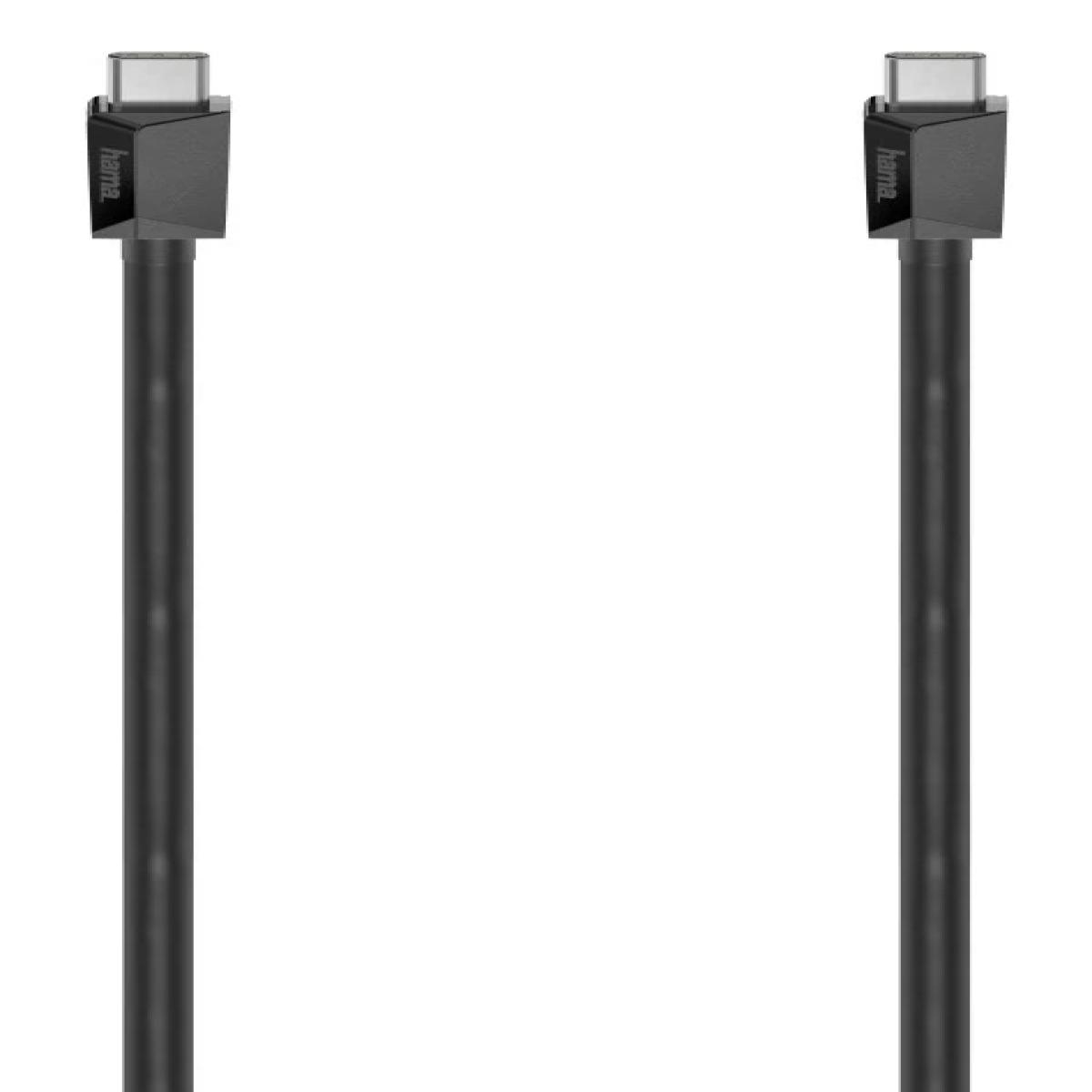 Hama USB-C Cable, E-Marker, USB 3.2 Gen2, 10 Gbit/s, 5 A, 100 W, 2.00 m