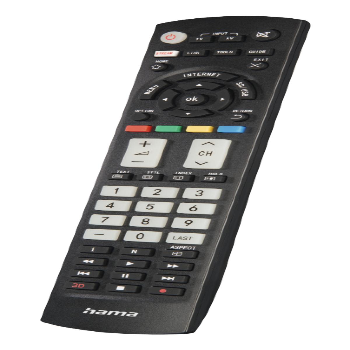 Hama 00221064 remote control IR Wireless TV Press buttons