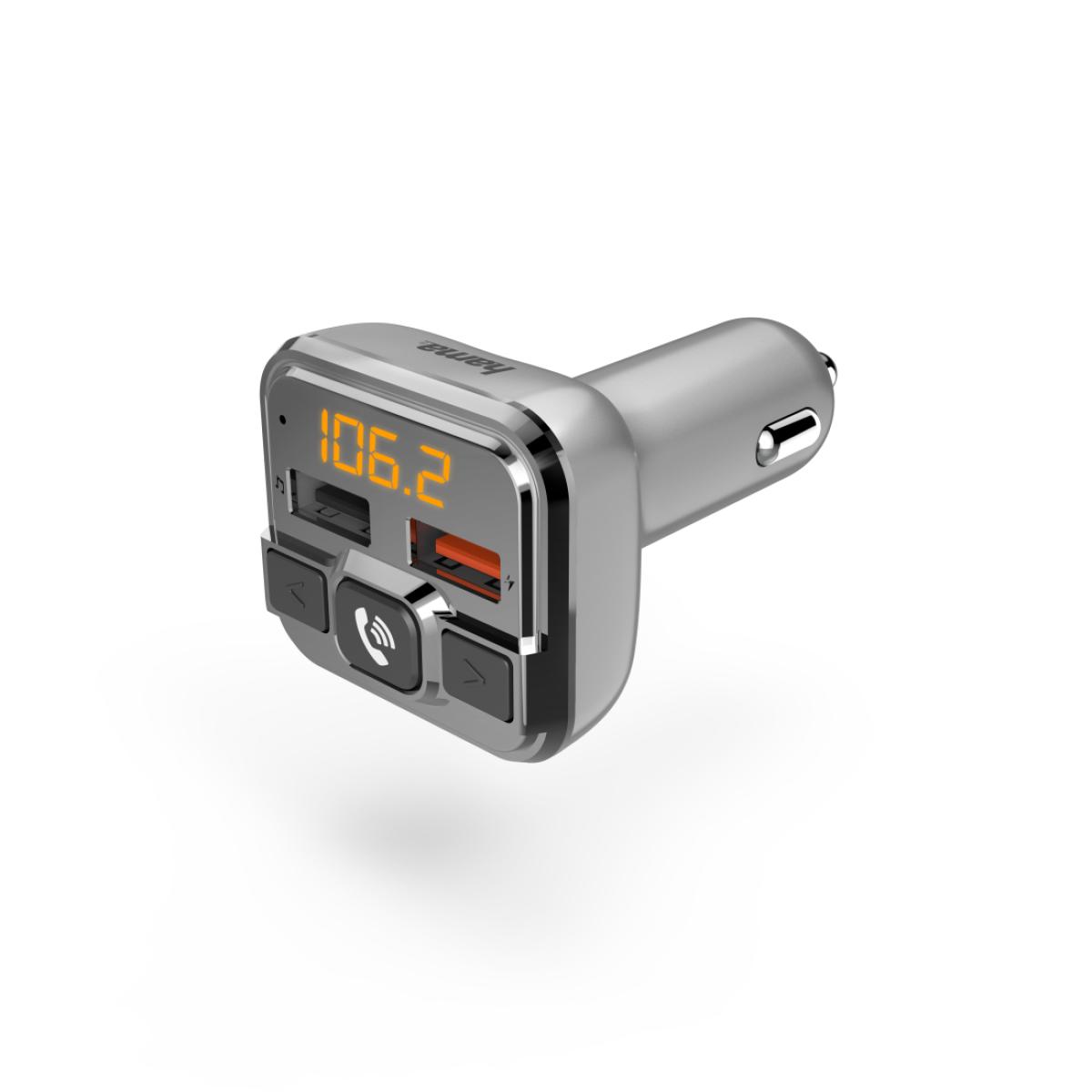 Hama 00014165 FM transmitter 87.6 - 107.9 MHz Cigar lighter Silver