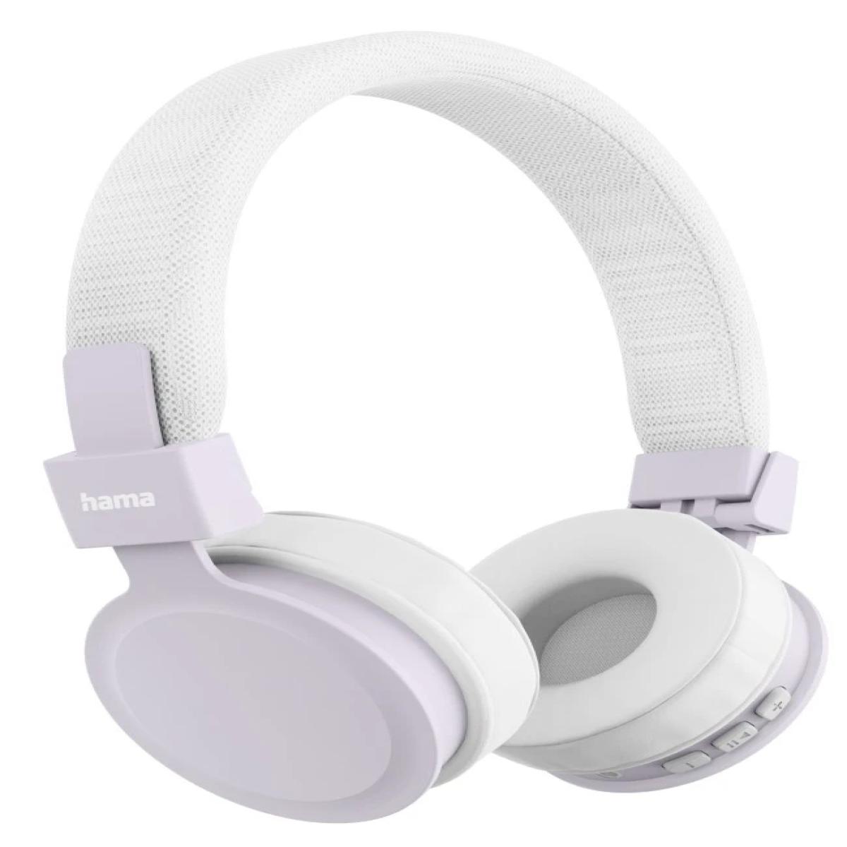 Hama Freedom Lit III Headset Wireless Head-band Calls/Music USB Type-C Bluetooth Lilac, White