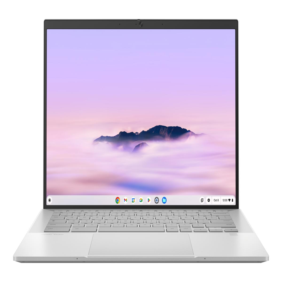 ASUS Chromebook Plus Enterprise CB54 Intel Core Ultra 5 115U 35.6 cm (14") Touchscreen WQXGA 8 GB LPDDR5x-SDRAM 256 GB SSD Wi-Fi 6E (802.11ax) ChromeOS Silver, UK