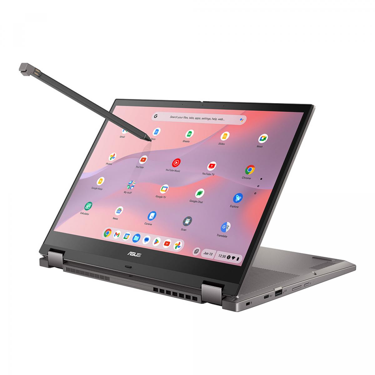 ASUS Chromebook CX34 Flip CB3401FBA-LZ0101 Intel® Core™ i7 i7-1255U 35.6 cm (14") Touchscreen WUXGA 8 GB LPDDR4x-SDRAM 512 GB SSD Wi-Fi 6E (802.11ax) ChromeOS Grey