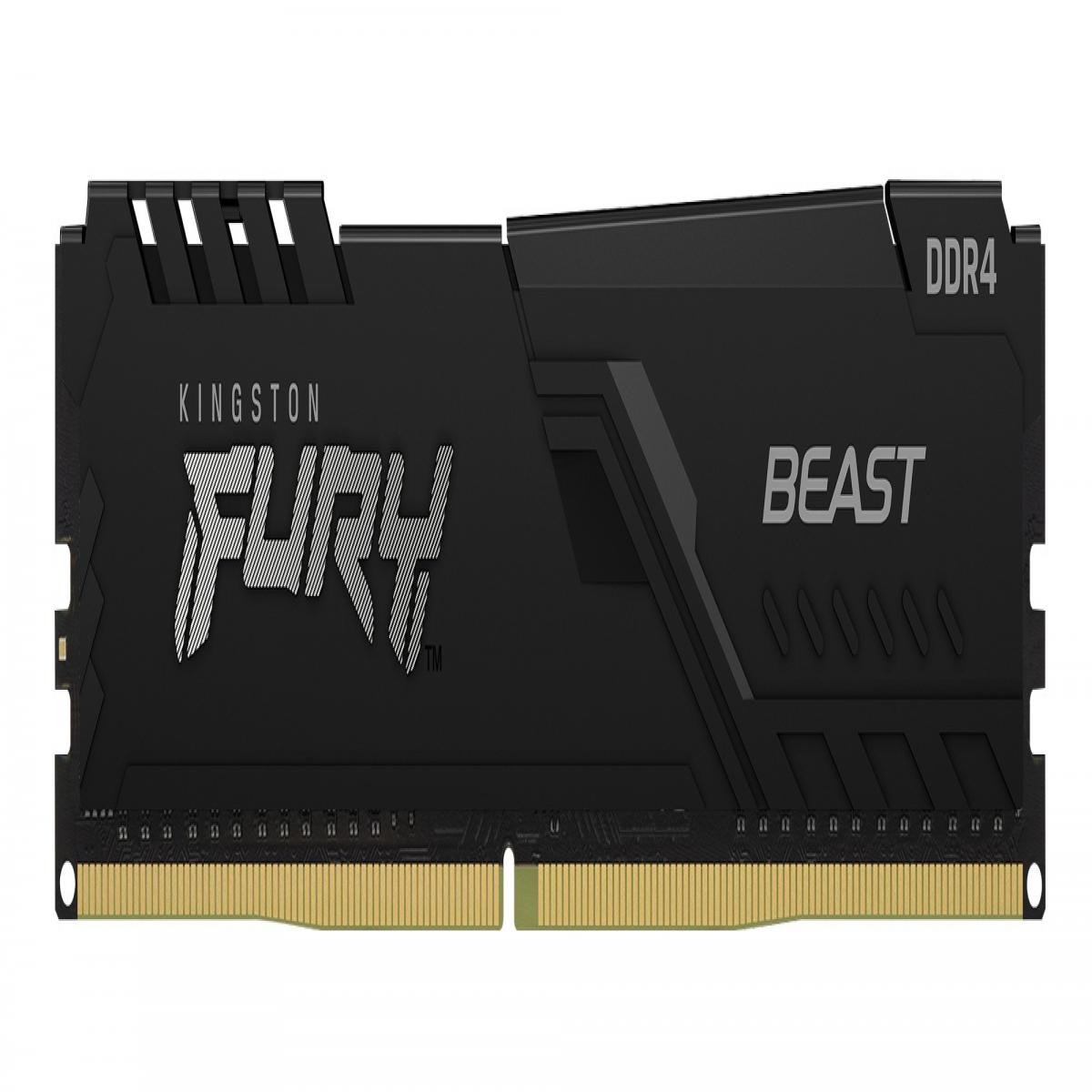 Kingston Technology FURY Beast 8GB 3600MT/s DDR4 CL17 DIMM Black
