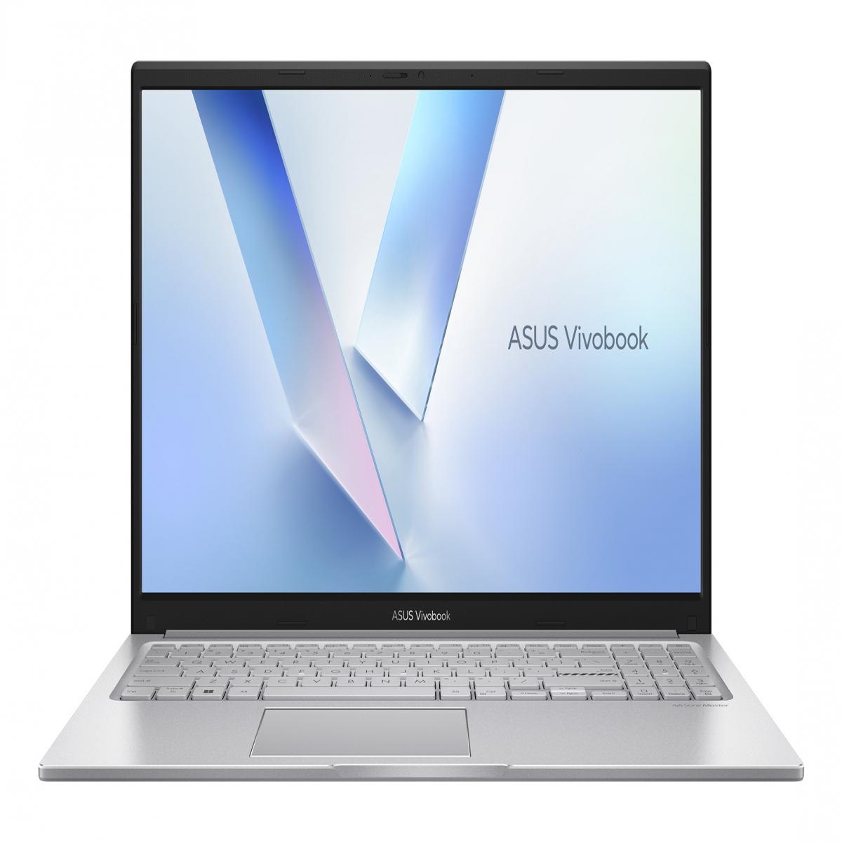 ASUS Vivobook 15 X1504VA-BQ4308W Intel Core 3 100U Laptop 39.6 cm (15.6") Full HD 8 GB DDR5-SDRAM 512 GB SSD Wi-Fi 6 (802.11ax) Windows 11 Home Silver