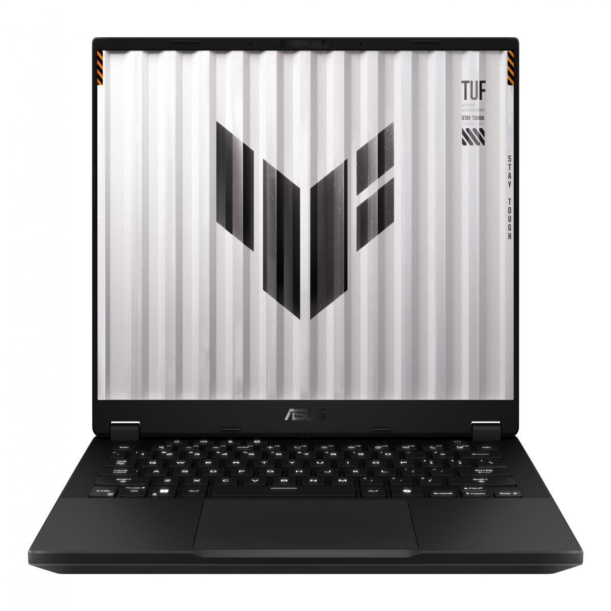 ASUS TUF Gaming A14 FA401UV-RG004W laptop AMD Ryzen™ 7 8845HS 35.6 cm (14") 2.5K 16 GB LPDDR5x-SDRAM 1 TB SSD NVIDIA GeForce RTX 4060 Wi-Fi 6E (802.11ax) Windows 11 Home Black, Grey