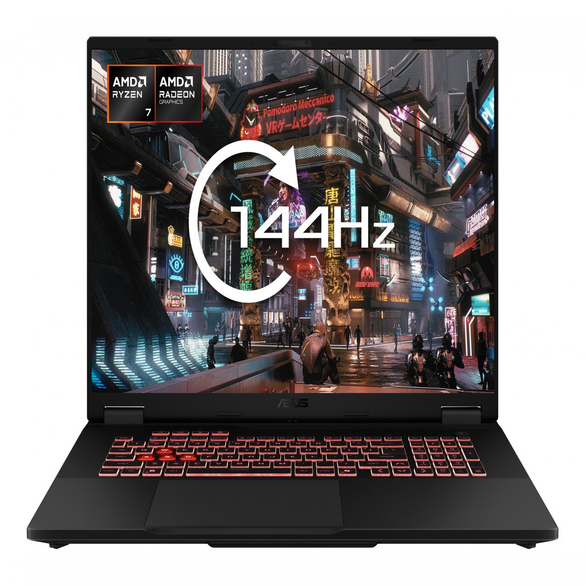 ASUS TUF Gaming A18 FA808UM-S8013W AMD Ryzen™ 7 260 Laptop 45.7 cm (18") WUXGA 16 GB DDR5-SDRAM 1 TB SSD NVIDIA GeForce RTX 5060 Wi-Fi 6E (802.11ax) Windows 11 Home Grey