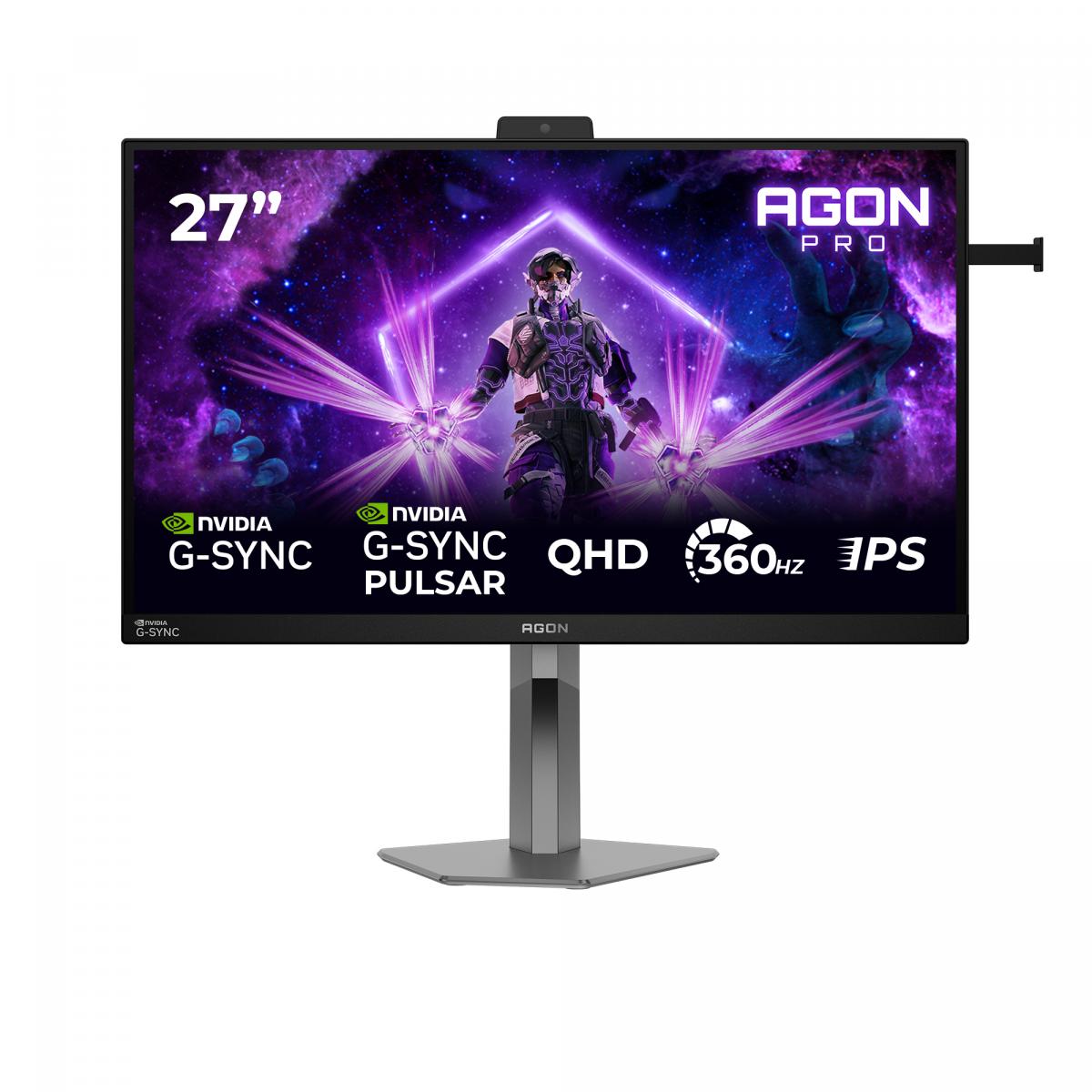 AOC AGON PRO AG276QSG2 computer monitor 68.6 cm (27") 2560 x 1440 pixels Quad HD Black, Grey