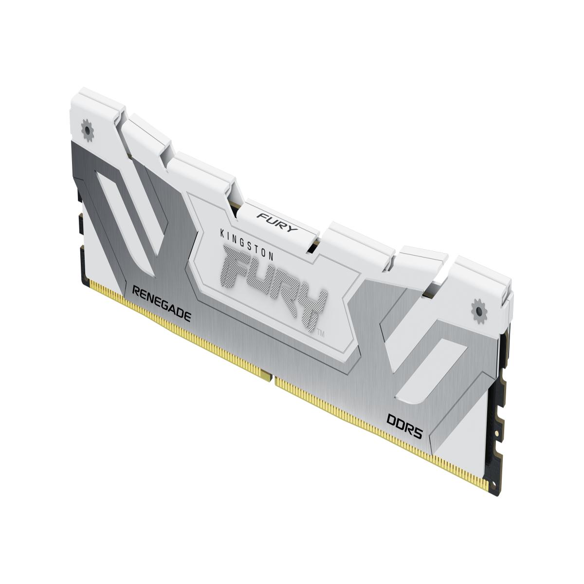 Kingston Technology FURY 24GB 8400MT/s DDR5 CL40 CUDIMM Renegade White XMP