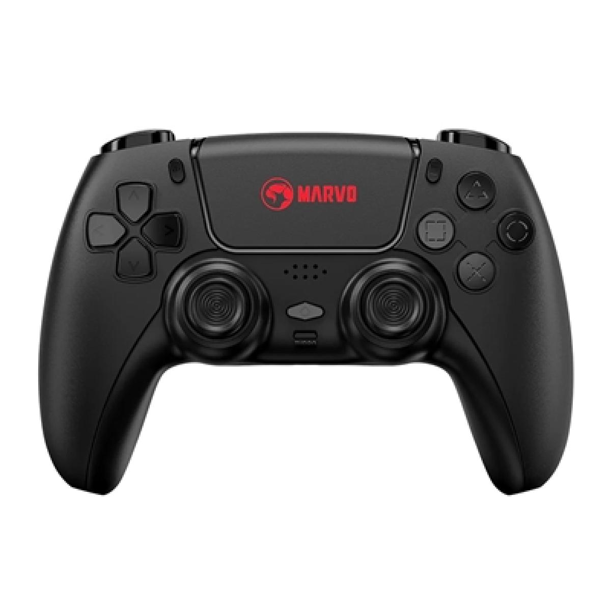 Marvo Scorpion GT-90 Pact 70 PlayStation/PC/Bluetooth Compatible Gaming Controller (Black)