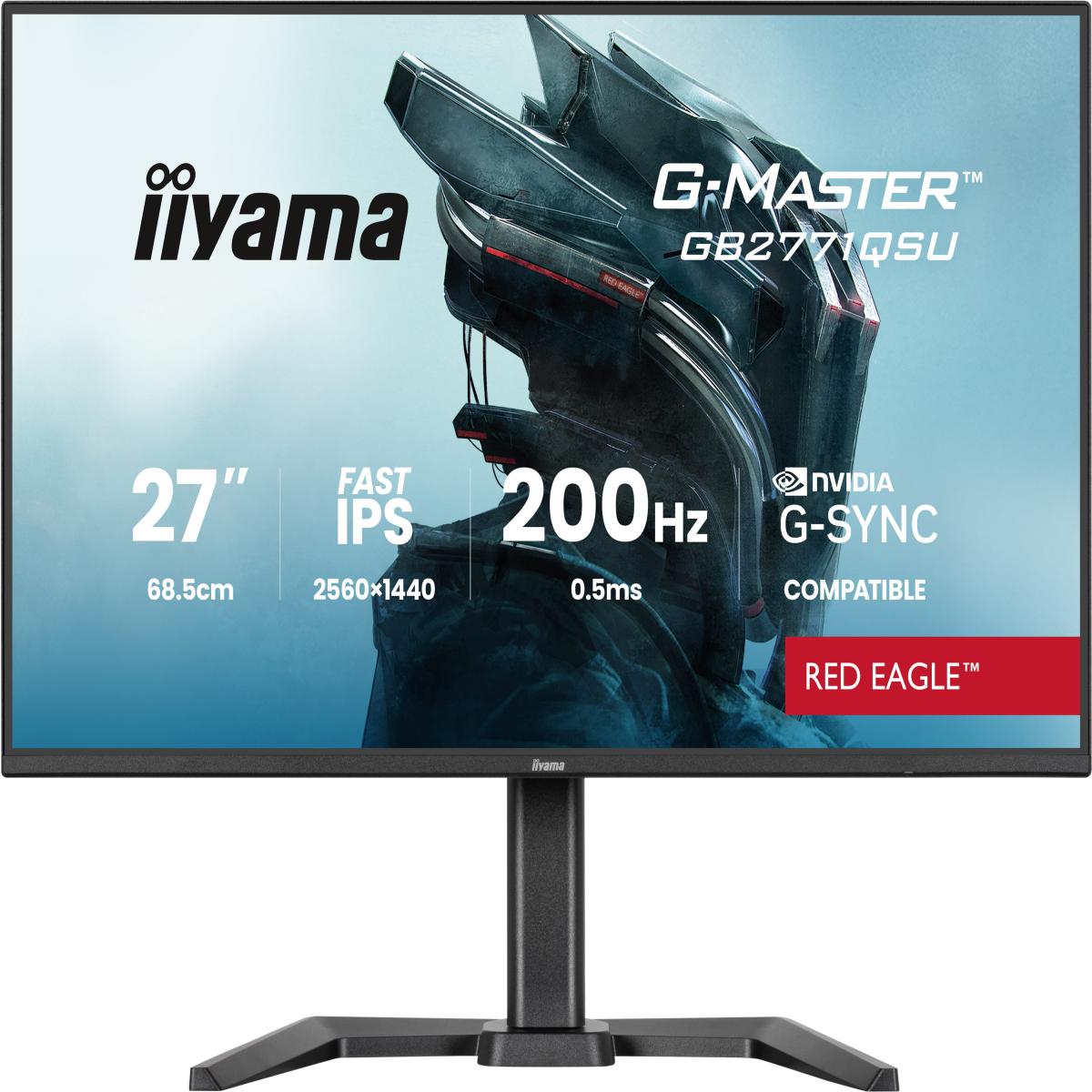 iiyama G-MASTER GB2771QSU-B1 computer monitor 68.6 cm (27") 2560 x 1440 pixels Wide Quad HD Black