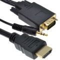 CDL 1.8m HDMI M - VGA M + Audio