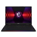 MSI Raider 18 HX A14VIG-278UK Intel® Core™ i9 i9-14900HX Laptop 45.7 cm (18") WQUXGA 32 GB DDR5-SDRAM 2 TB SSD NVIDIA GeForce RTX 4090 Wi-Fi 7 (802.11be) Windows 11 Pro Black