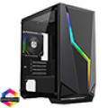CiT Volt Black Micro-ATX Gaming Case With 1 x 120mm Two-Sided Infinity ARGB Fan and ARGB LED Strip Included
