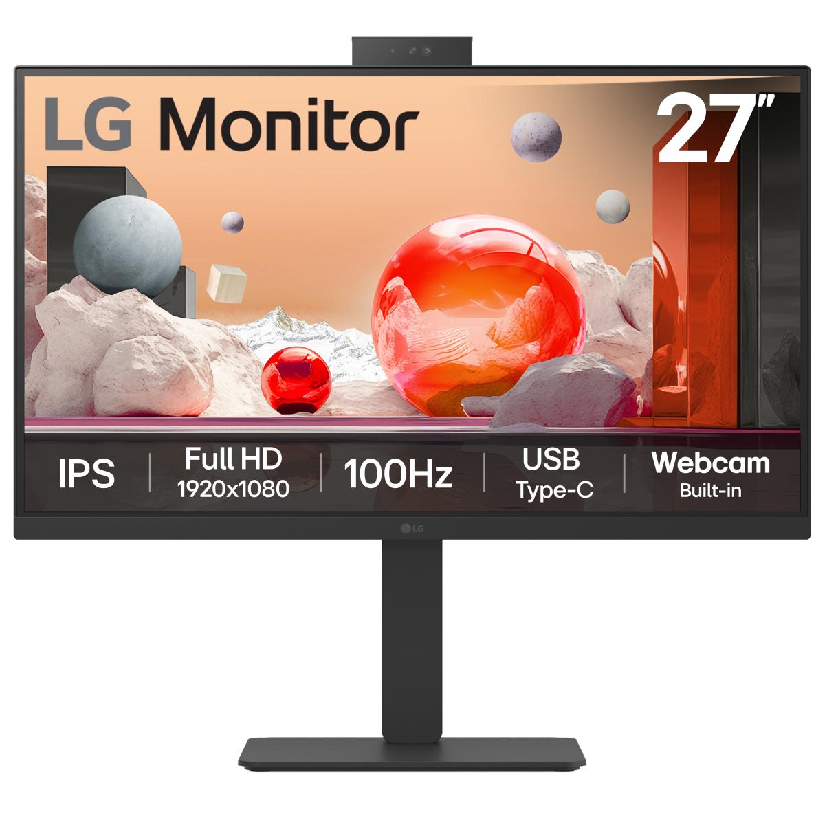 LG 27 IPS MONITOR SPK WEBCAM 27BA850-B  