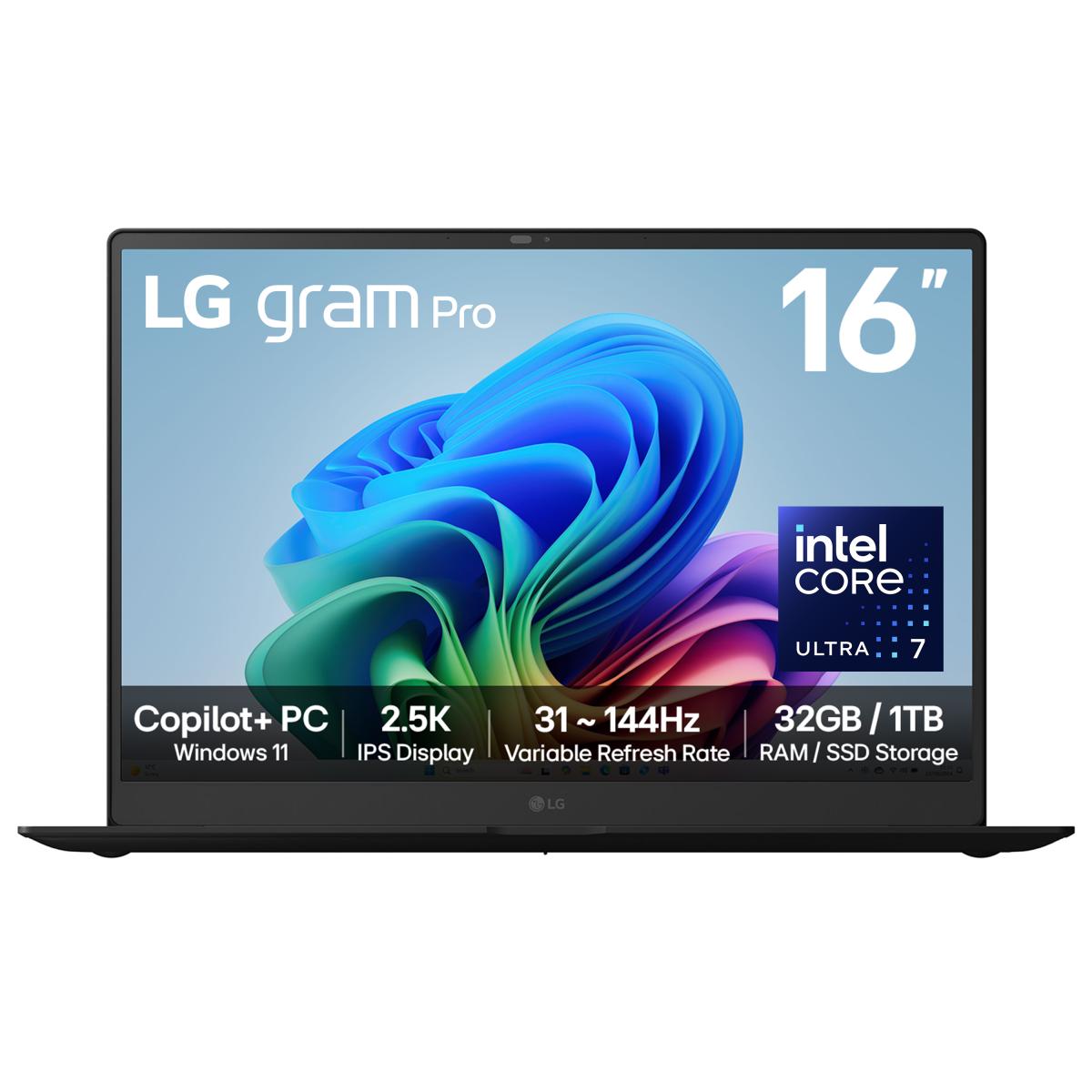 LG 16 W11H 32GB GRAM PRO AI WQXGA       