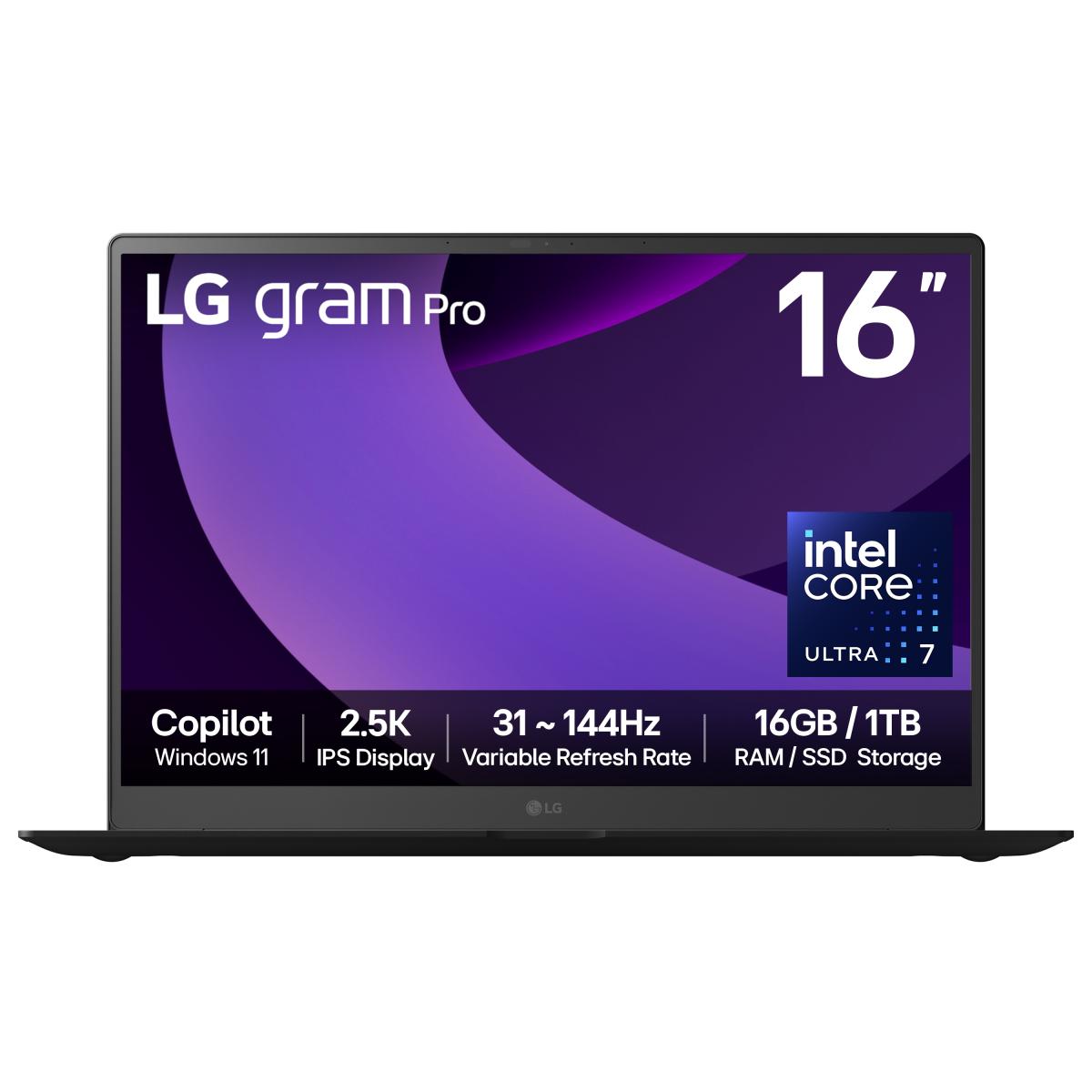 LG 16 W11H 16GB GRAM PRO WQXGA          