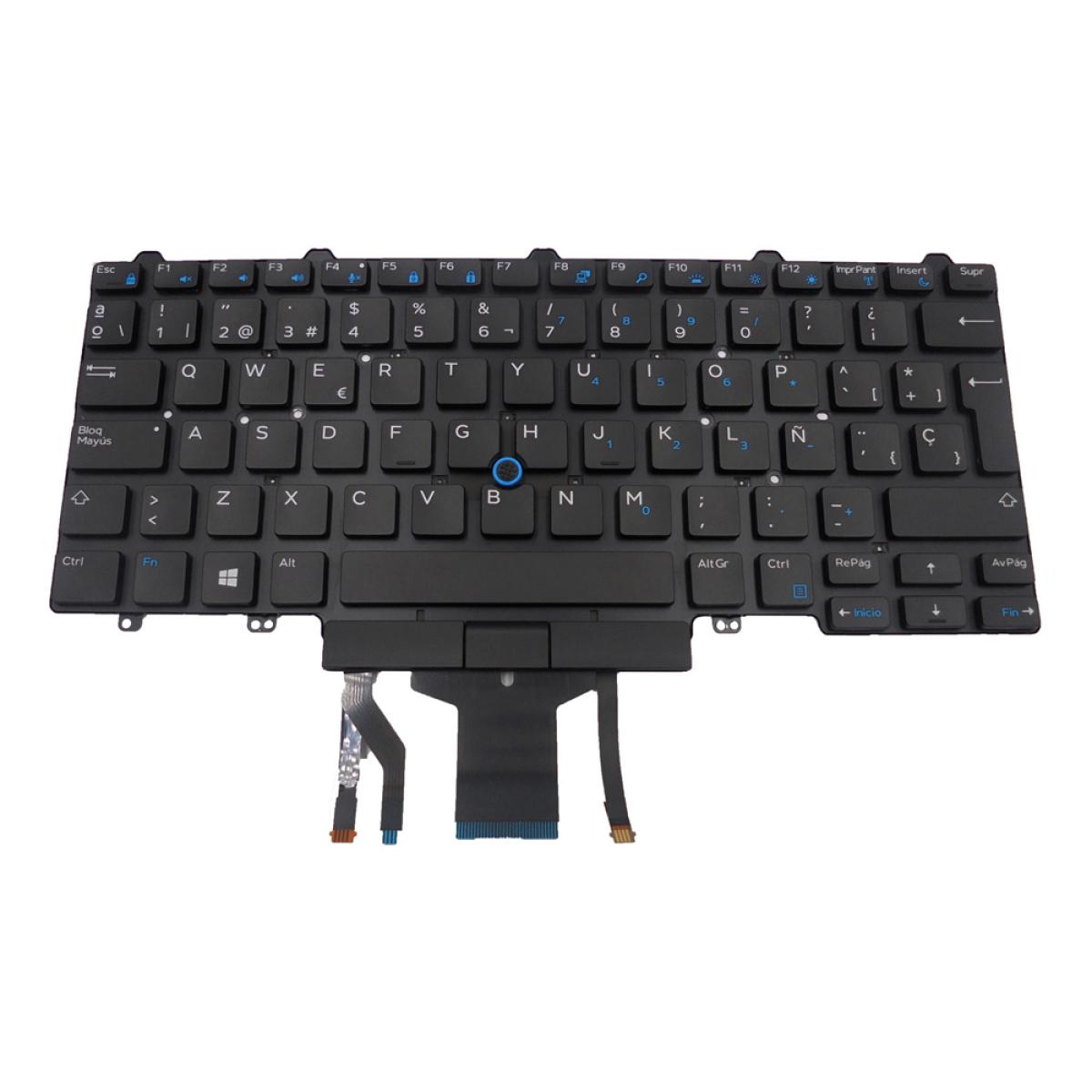 Origin Storage N/B KBD Latitude 7400 Spanish Castillian 82 Keys Backlit SP
