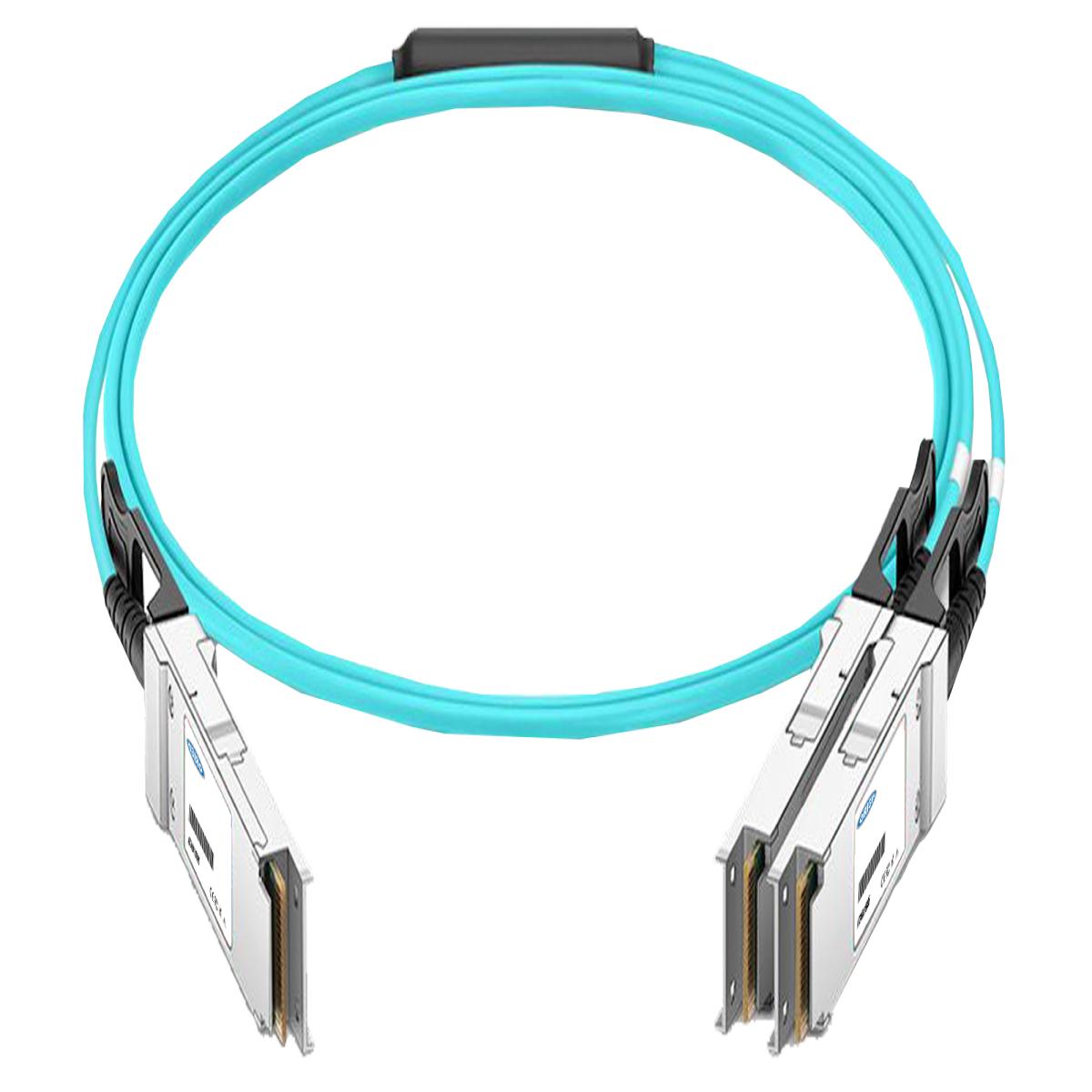 Origin Storage MFS1S50-H010E NVIDIA Mellanox Compatible Active Optical Breakout Cable Infiniband HDR 200GBase QSFP56 to 2x100GBase QSFP56 (850nm MMF 10m)