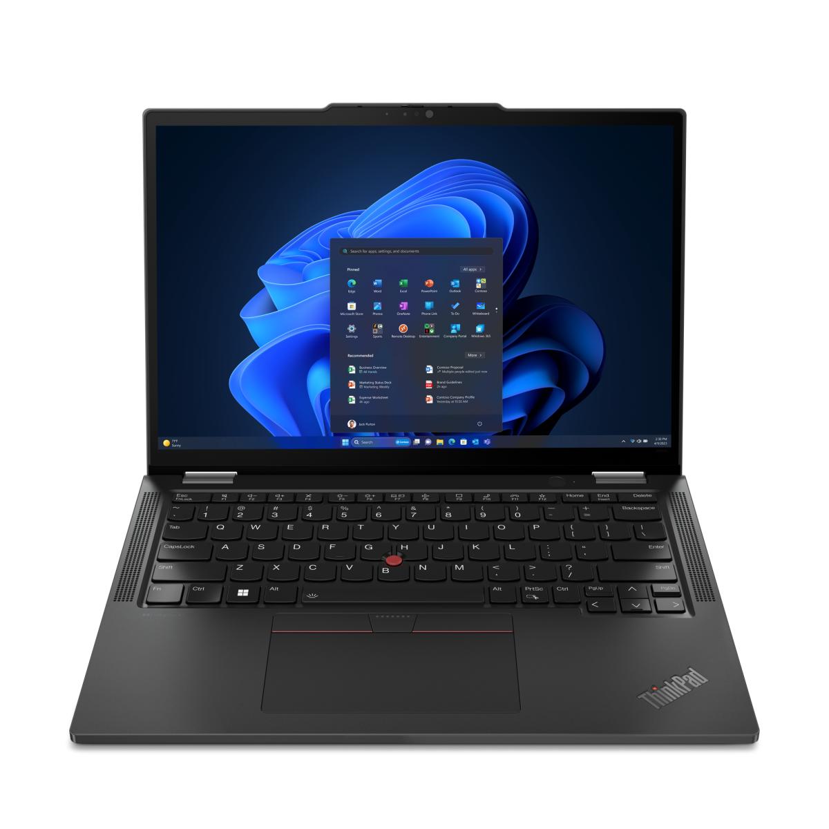 Lenovo ThinkPad X13 Gen 5 Intel Core Ultra 5 125U 16GB RAM 256GB SSD 13.3" WUXGA IPS Touchscreen Windows 11 Pro 2-in-1 Business Laptop with Pen - Black
