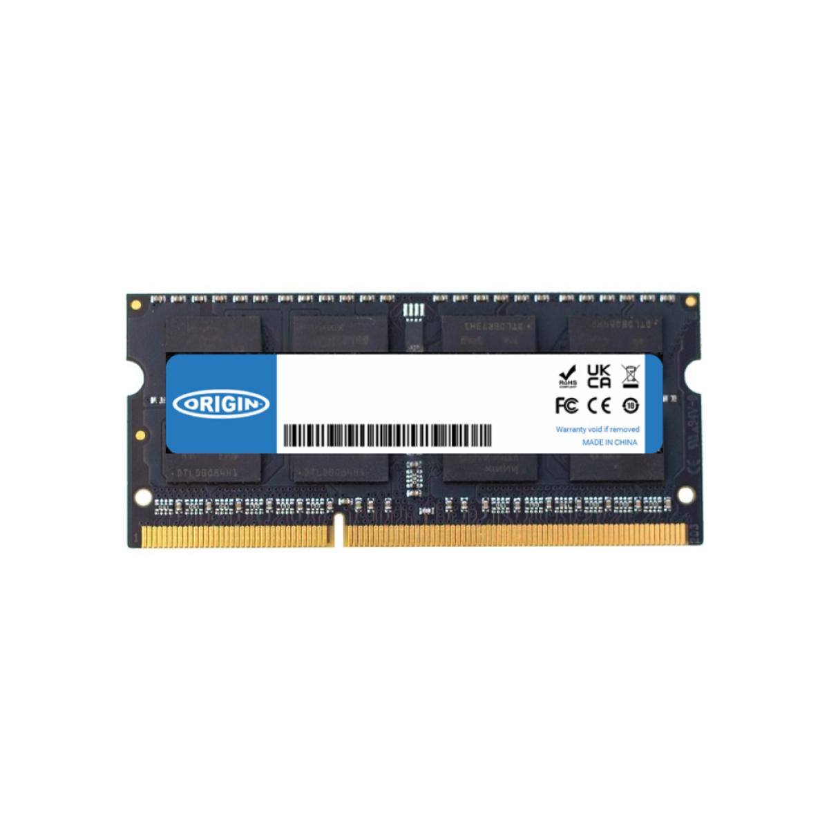 Origin Storage 4GB DDR3 1333MHz SODIMM 1Rx8 Non-ECC 1.5V