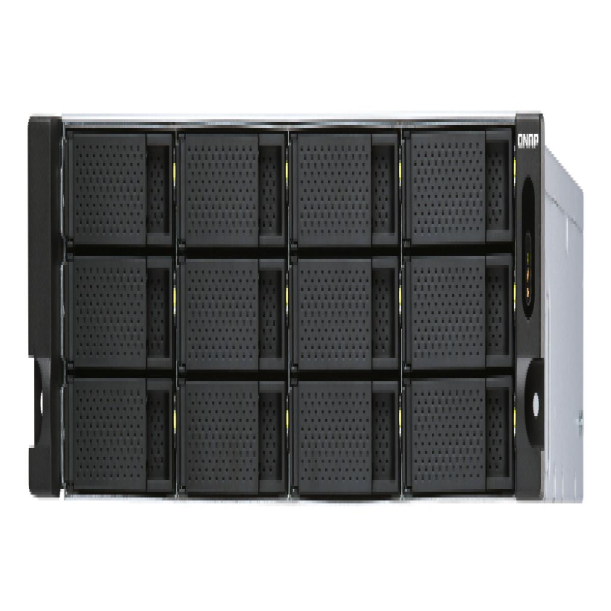 QNAP TL-R1200S-RP storage drive enclosure HDD/SSD enclosure Black, Grey 2.5/3.5"