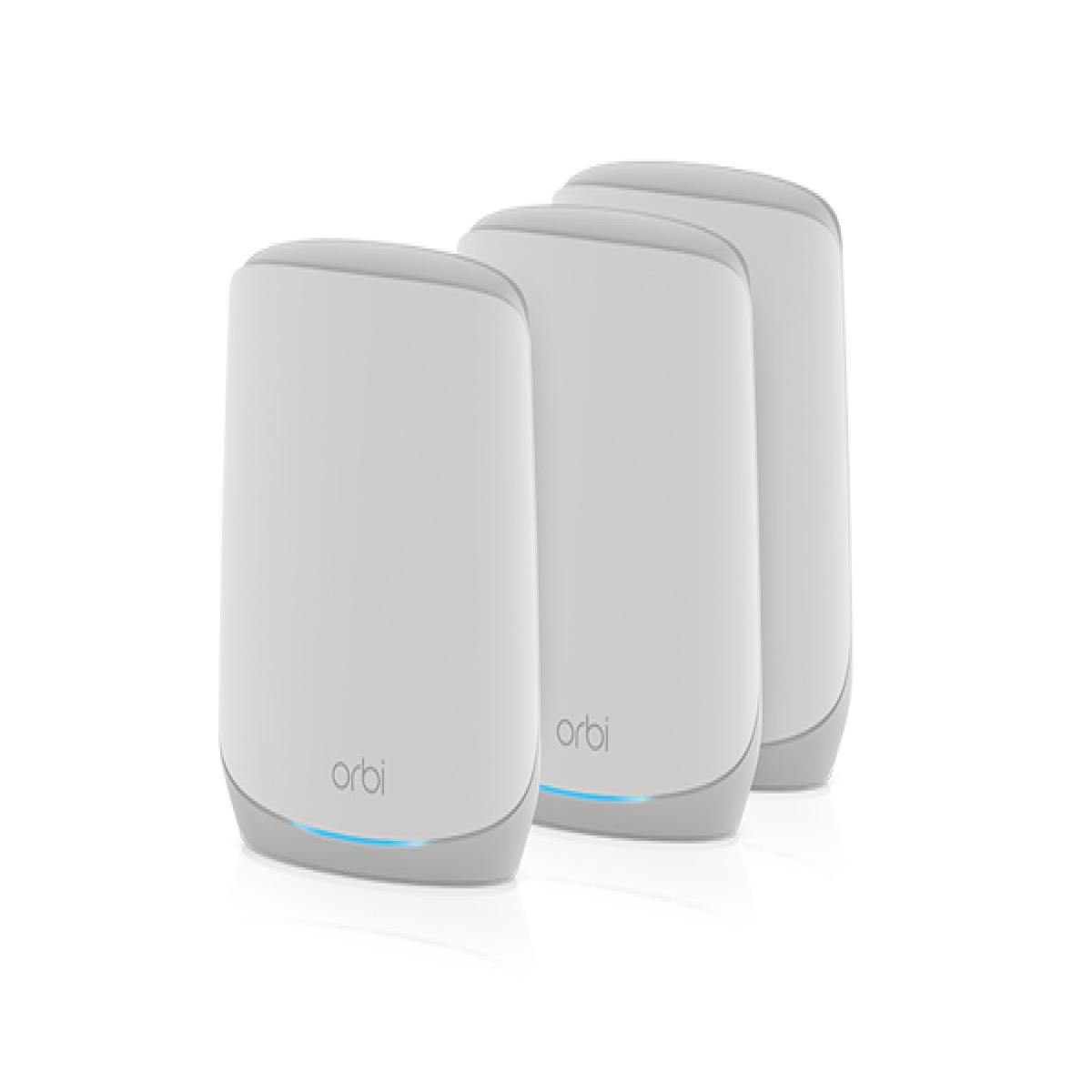 NETGEAR Orbi RBK763S Tri-band (2.4 GHz / 5 GHz / 5 GHz) Wi-Fi 6 (802.11ax) White 7 Internal - RBK763S-100EUS