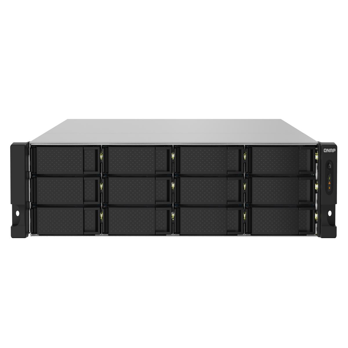 QNAP TS-1232PXU-RP NAS Rack (2U) Annapurna Labs AL324 4 GB DDR4 0 TB QNAP QTS Black