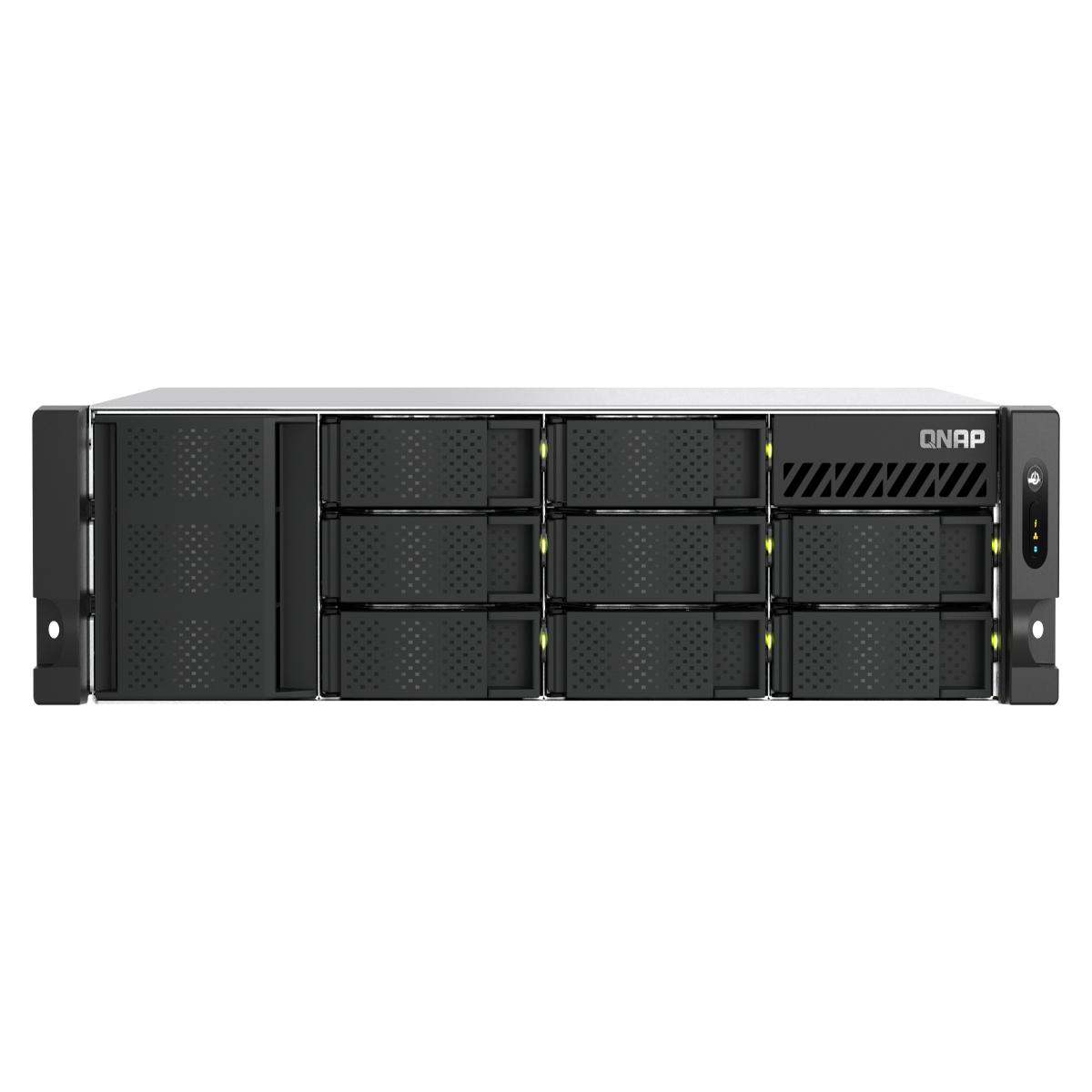 QNAP TS-855EU-RP NAS Rack (2U) Intel Atom® C5125 8 GB DDR4 0 TB QuTS hero Black