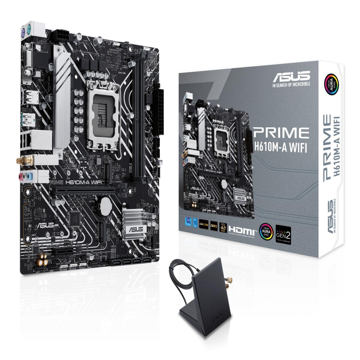 ASUS PRIME H610M-A WIFI Intel H610 LGA 1700 micro ATX