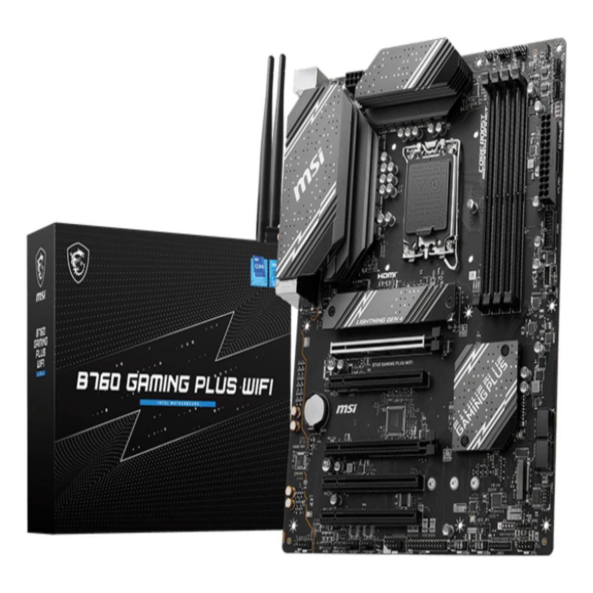 MSI B760 GAMING PLUS WIFI motherboard Intel B760 LGA 1700 ATX