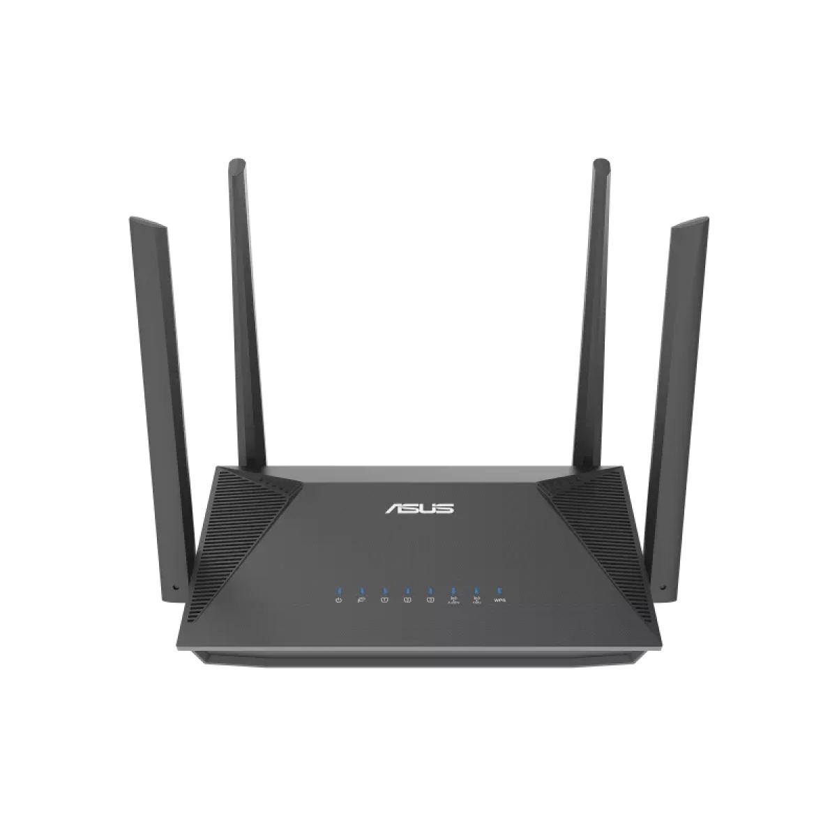 ASUS RT-AX52 wireless router Gigabit Ethernet Dual-band (2.4 GHz / 5 GHz) Black