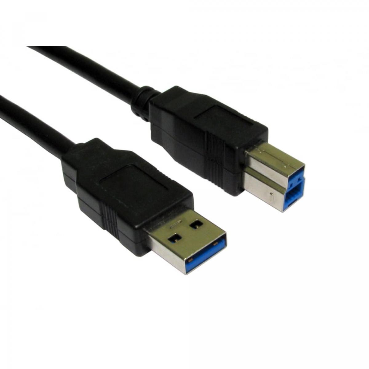 CDL 2MTR USB 3.0 A M - B M BLACK