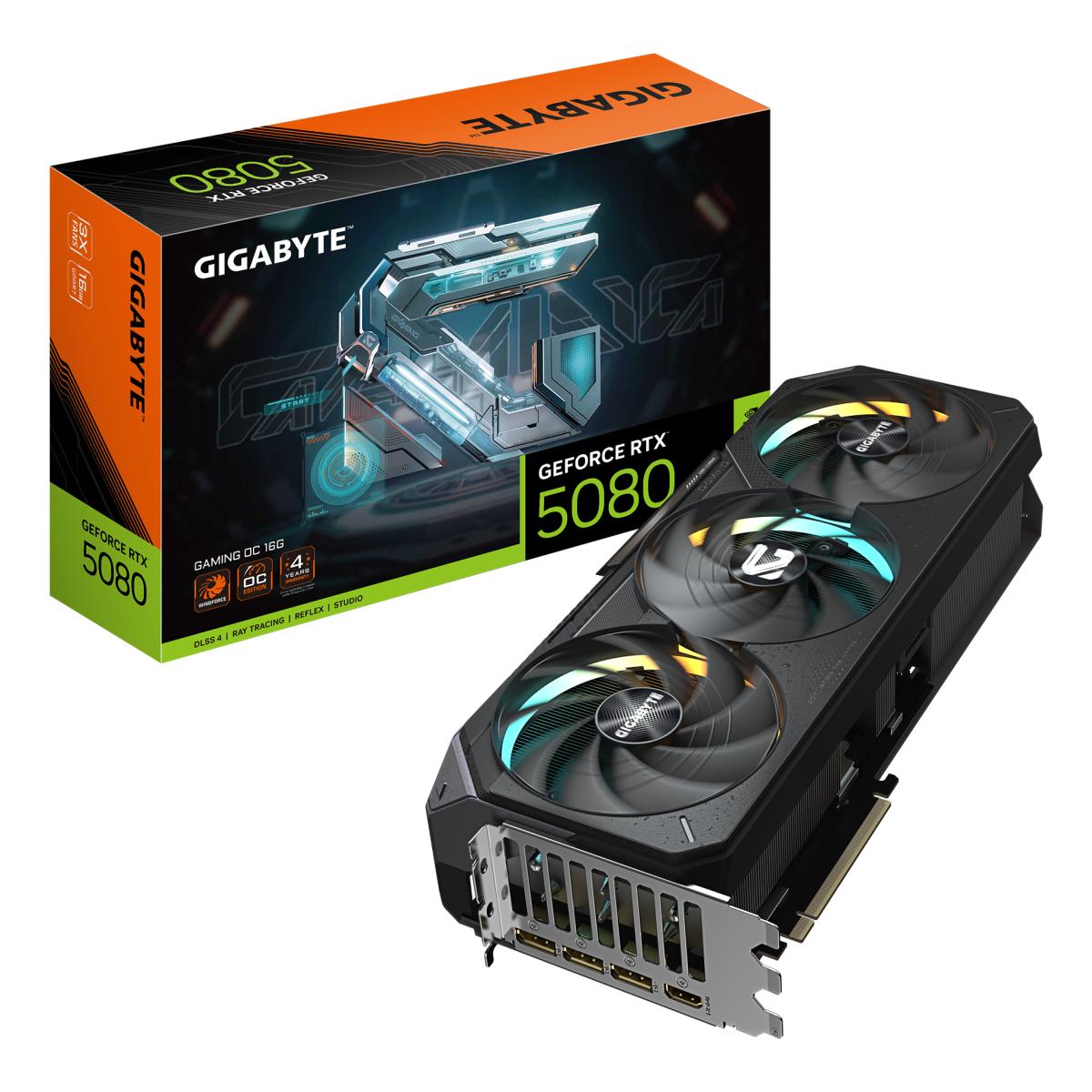 GIGABYTE RTX 5080 16GB GAMING OC        