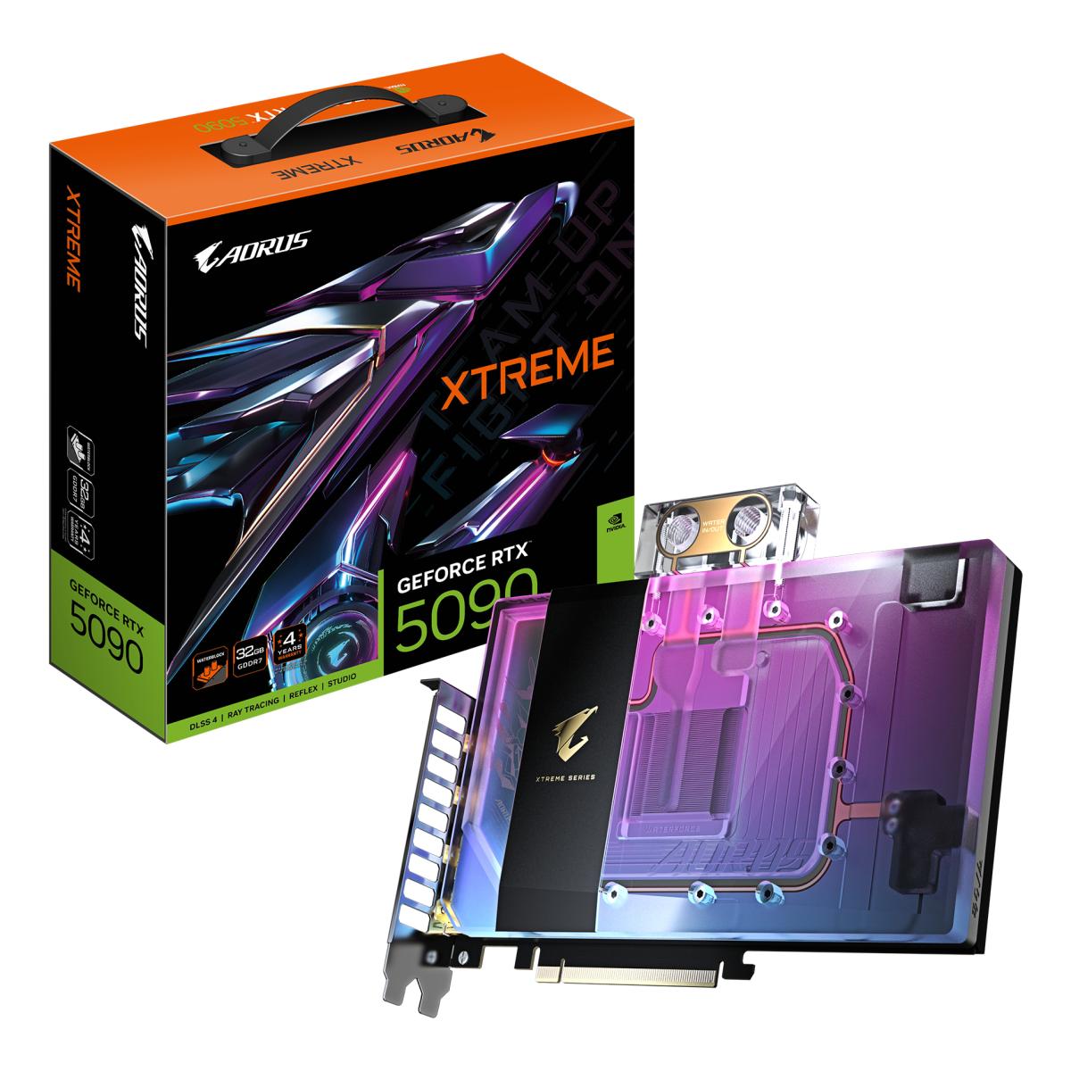AORUS RTX 5090 32GB XTREME WATERFORCE WB