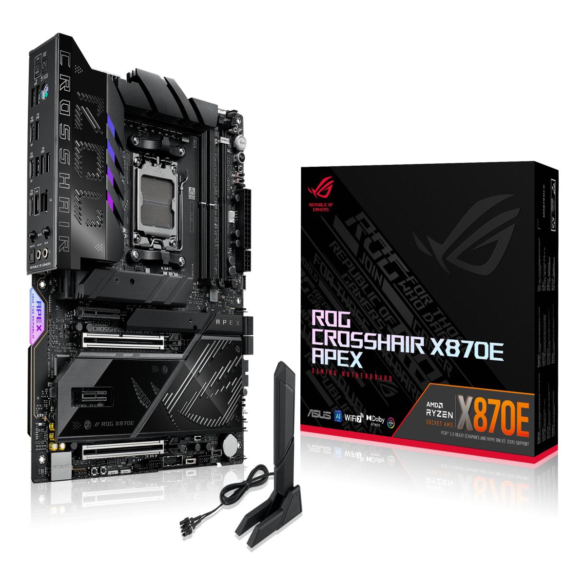 ASUS ROG CROSSHAIR X870E APEX AMD X870E Socket AM5 ATX