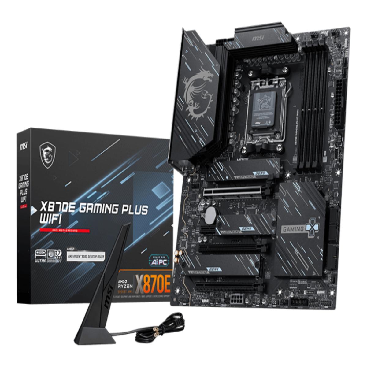 MSI X870E GAMING PLUS WIFI motherboard AMD X870E Socket AM5 ATX
