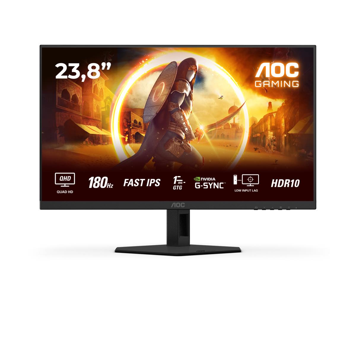 AOC G4 Q24G4RE computer monitor 60.5 cm (23.8") 2560 x 1440 pixels Quad HD LED Black, Red