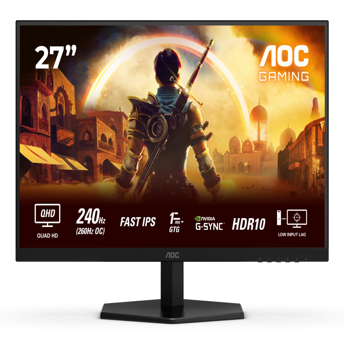 AOC G4 Q27G42ZE computer monitor 68.6 cm (27") 2560 x 1440 pixels Quad HD LCD Black, Red