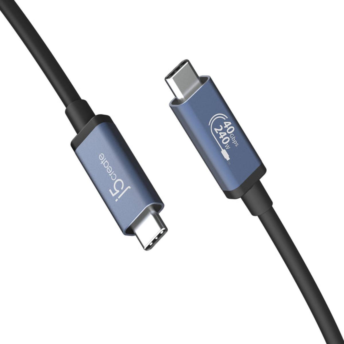 j5create JUC29L08 USB 40Gbps 240W USB Type-C® Cable