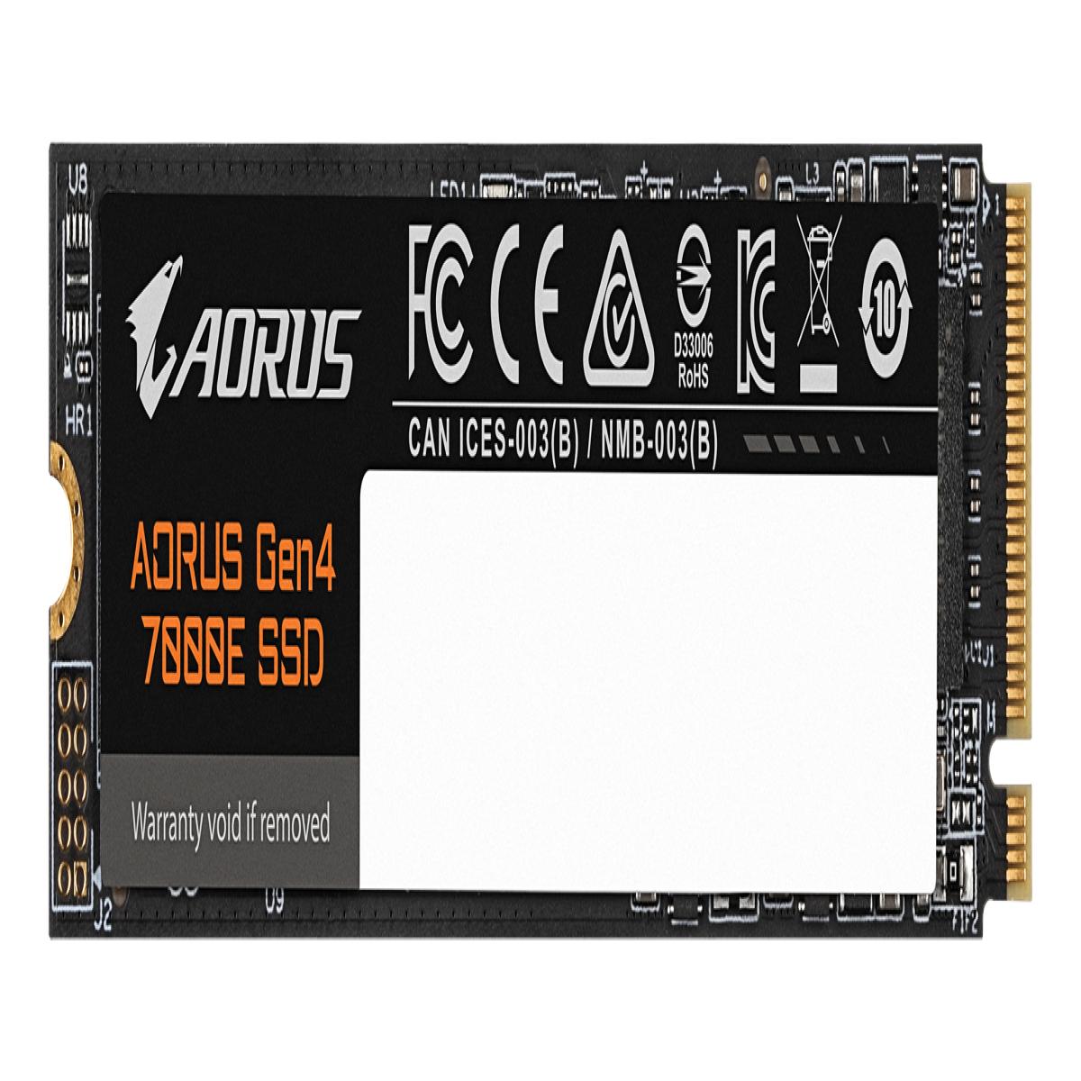 GIGABYTE AORUS Gen4 7000E 2 TB M.2 PCI Express 4.0 NVMe 3D TLC NAND