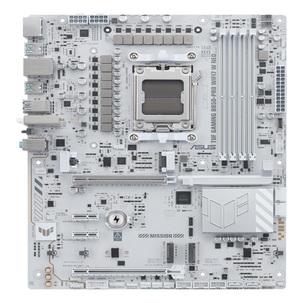 ASUS TUF GAMING B850-PRO WIFI7 W NEO AMD B850 Socket AM5 ATX