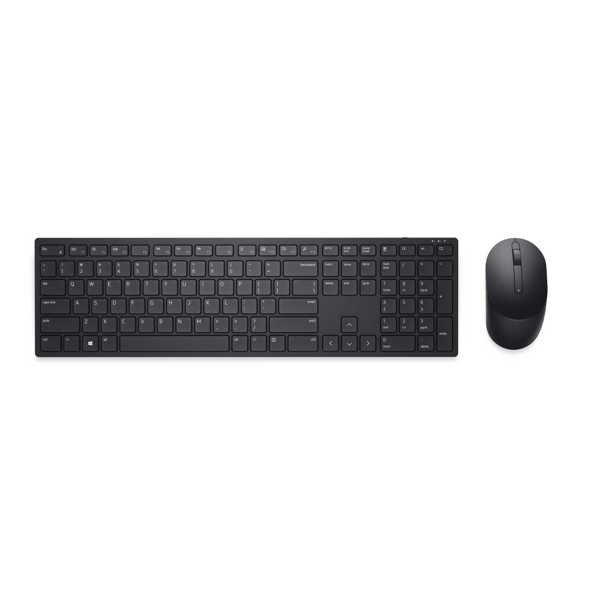 DELL Pro Keyboard and Mouse - KM5221W - UK (QWERTY) - Black
