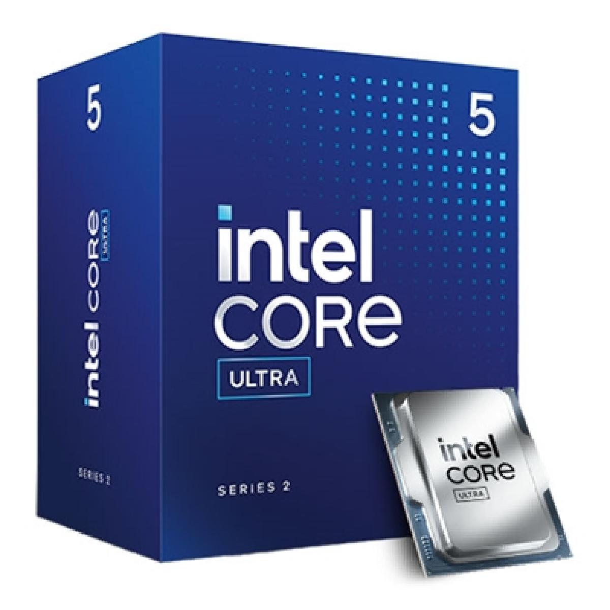 Intel Core Ultra 5 225 2.7Ghz up to 4.9GHz 10 Core, 10 Threads,  20MB Cache, 65W, Maximum Turbo Power 121W