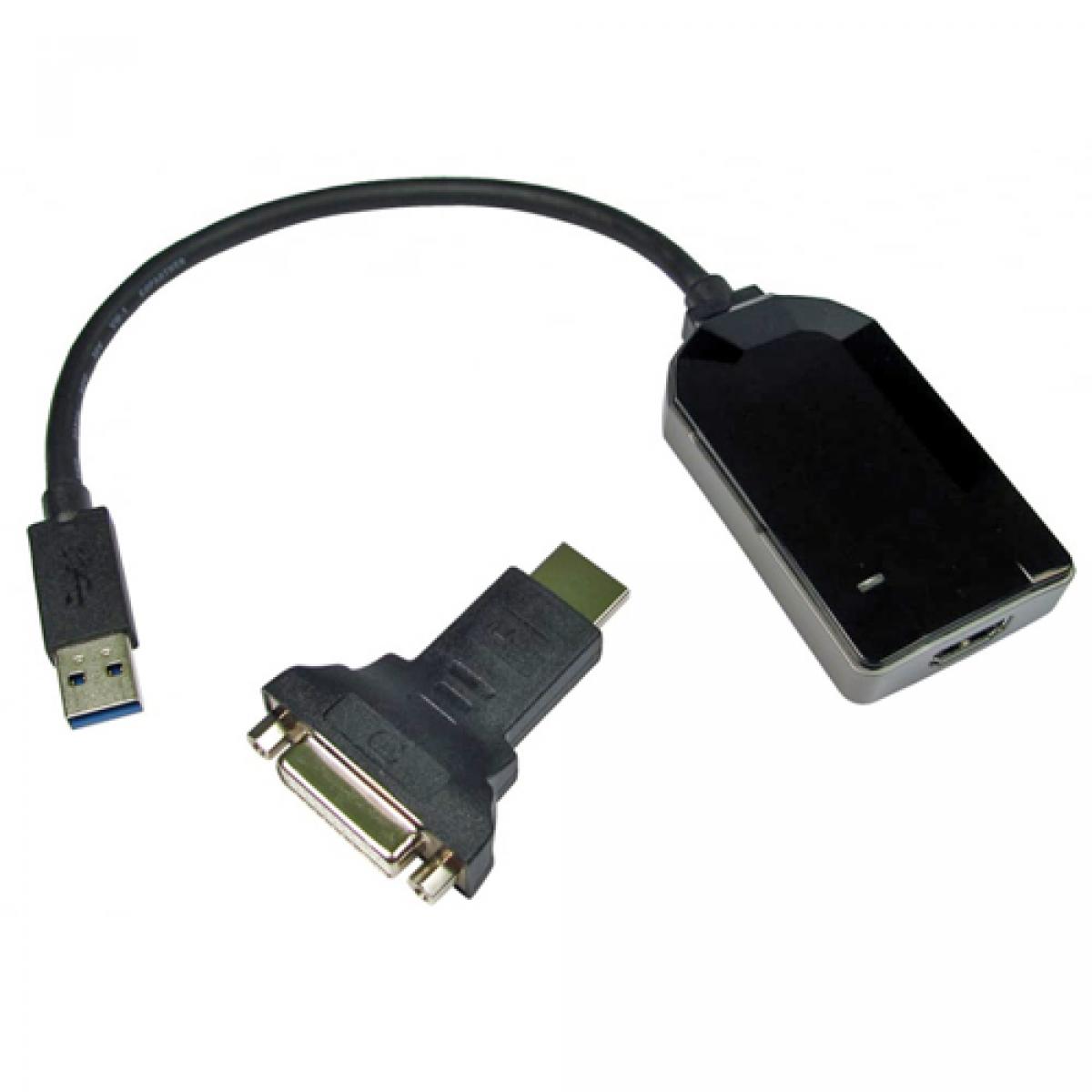 CNL 20cm USB-A 3.0 HDMI M-F Adp